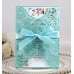 Purple Invitation Card Wedding Decoration Laser Cut Paper Wholesale